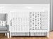 Grey and White Woodland Arrow Boy, Girl, Unisex Baby Crib Bedding Set Without Bumper by Sweet Jojo Designs - 11 Pieces