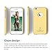 elago® [Slim Fit[Creamy Yellow] - [Light][Minimalistic][True Fit] – for iPhone 6/6S Plus