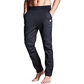 Souke Sports Men's Winter Cycling Pants, Windproof Fleece Thermal Bike Pants, Breathable Athletic Sweatpants for Running
