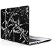 iDOO Hard Plastic Case ONLY for (Previous Generation) MacBook PRO 15 inch (Model A1398) with Retina Display NO CD Drive - Black Marble