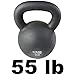 Titan Fitness 55 LB Cast Iron Kettlebell, Single Piece Casting, LB Markings, Full Body Workout
