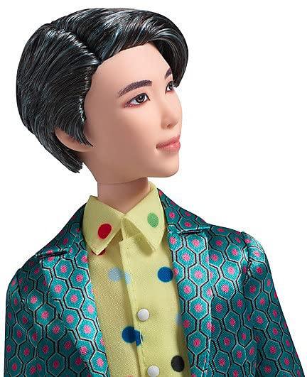 Mattel BTS 11-in RM Fashion Doll, Based on Bangtan Boys Global Boy Band, Highly Articulated Figure, Toy for Boys and Girls Age 6 and Up.