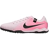 Nike Tiempo Legend 10 Pro Turf Low-Top Soccer Shoes (DV4336-601, Pink Foam/Black) Size 12