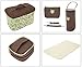 SoHo diaper bag Curious Monkey 6 pcs nappy tote bag for baby mom dad stylish insulated unisex large capacity multifunction durable includes changing pad stroller straps lunch box bottle case