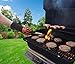 BBQ & Ove Gloves are Extremely Flame & Heat Resistant Barbecue Mitts with Silicone Fingers for Grilling, Smoking, Pit, Fireplace, Camping, or Kitchen Oven - EN407 Rated to 932 Fahrenheit