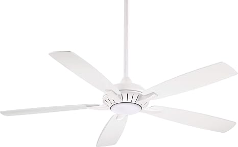 Minka Aire F1001 Wh 60 Dyno Xl Led Ceiling Fan In White Ceiling