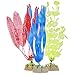 GloFish Fluorescent Plant Multipack 3 Count, Contains Medium Yellow, Large Orange, Large Blue Aquarium Plantsthumb 2