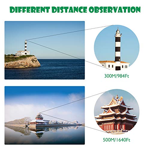 SkyGenius Binoculars for Kids, Mini Binoculars Boys for Bird Watching, Real Optics High Resolution Small Binoculars for Travel Exploring Nature Hiking, for 3-12 Years Old - Green