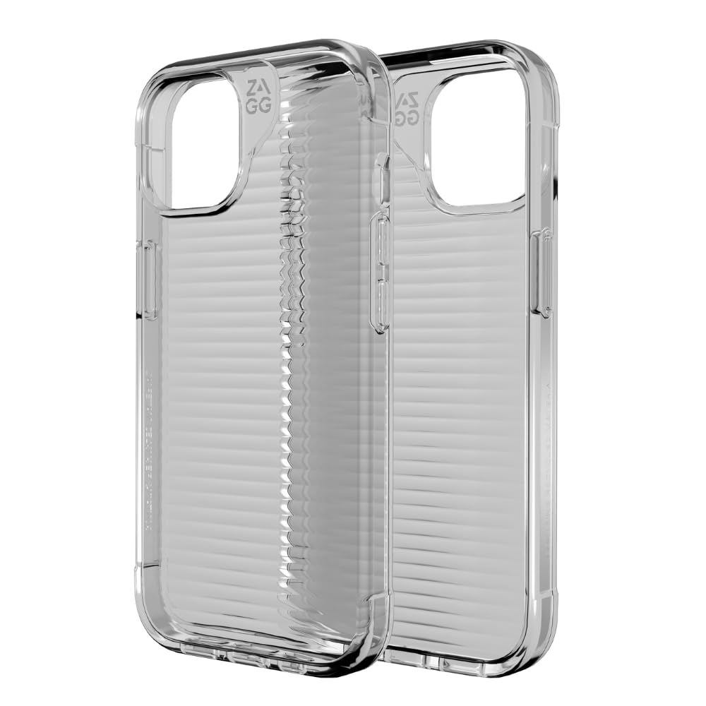 ZAGG Luxe Snap & Glass 360 Graphene-Reinforced Case with Tempered Glass Screen Protector for iPhone 15 Plus [6.7-Inch], MagSafe Compatible, Anti-Yellowing, Shockproof Phone Back Cover (Transparent) — image 1