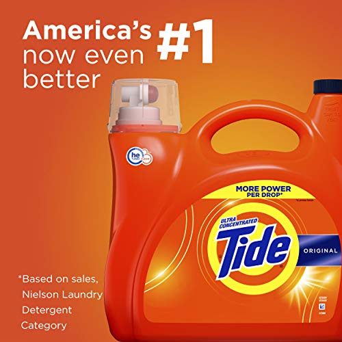 Tide Liquid Laundry Detergent Soap, High Efficiency (HE), Original