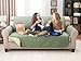 Elaine Karen Premium Reversible Sofa Couch Slipcover Furniture Protector, Quilted, Anti-Slip 2 Inch Strap, Machine Washable, Slip Cover Throw for Pets, Dogs, Cats, Kids,-Olive/Sage