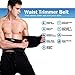 Cotill Waist Trimmer Ab Belt for Men Women - 3 Adjustable Closure Waist Trainer - Stomach Wrap Slimming Sauna Weight Loss Belts and Lower Back Lumbar Support