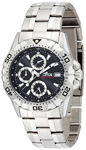Lotus Reloj Analógico para Hombre de Cuarzo con Correa en Acero Inoxidable 15301/6