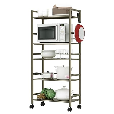 WENYAO Garosh Multifunción ensanchada Cinco Pisos Metal ...