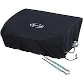 Cover for Blackstone 22 inch Griddle Water Resistant 600D Polyester Heavy Duty Flat top 22" Gas Grill Cover Exclusively Fits Blackstone 22" Griddle Cooking Station-22in with Hood Cover