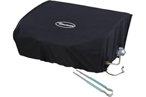 TURLIOARN Cover for Blackstone 22 inch Griddle Water Resistant 600D Polyester Heavy Duty Flat top 22" Gas Grill Cover Exclusively Fits Blackstone 22" Griddle Cooking Station-22in with Hood Cover