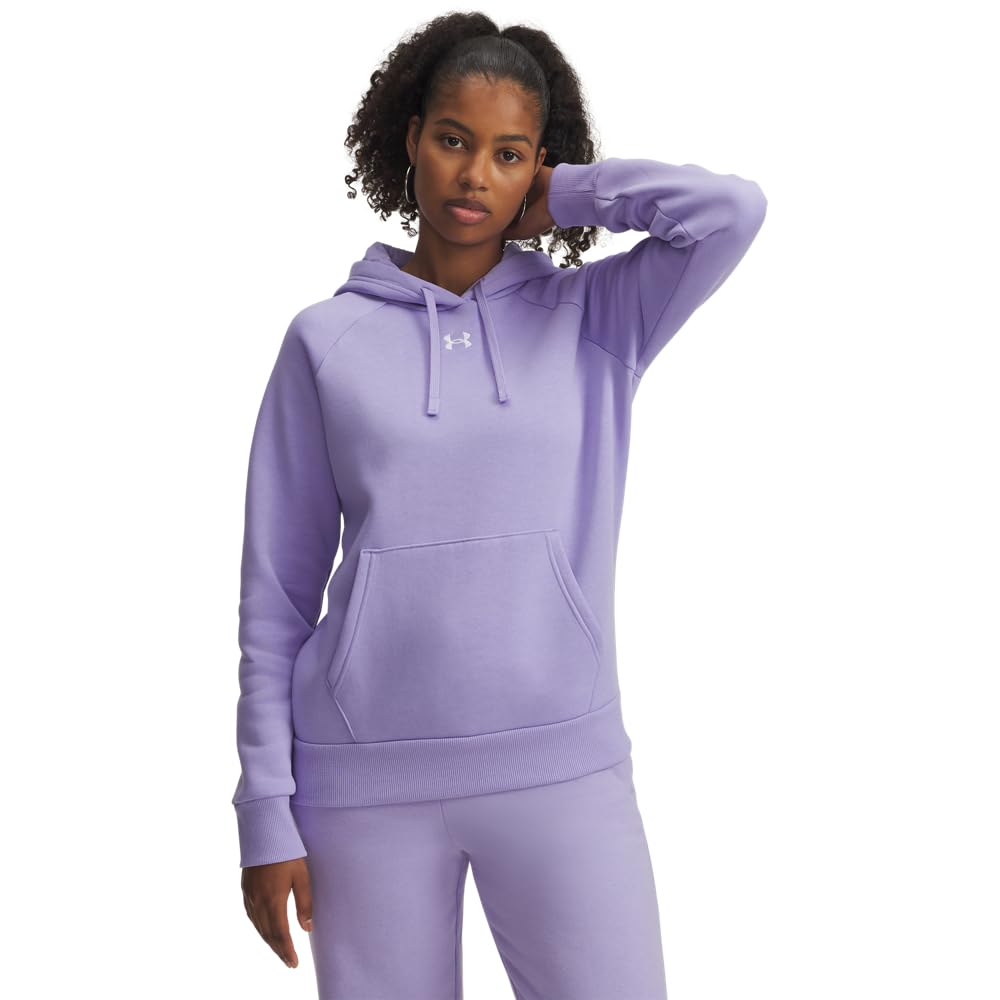 Under Armour Women's Rival Fleece Hoodie, (538) Transparent / / White, XX-Large Image