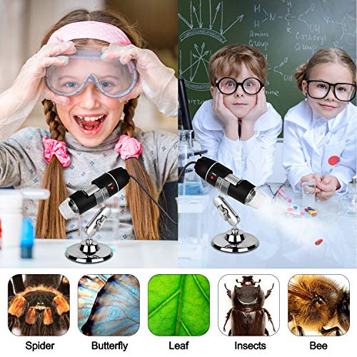 6 Microscope+Magnification+Endoscope+Compatible+Students