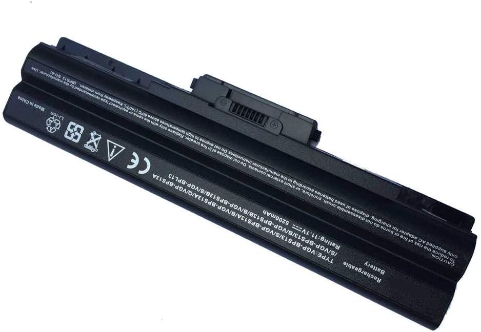 Etechpower VGP-BPS13B VGP-BPS13/Q Laptop Battery for Sony Vaio PCG-61411L PCG-7173L VGN-AW VGN-AW11M/H VGN-CS19 VGN-FW140E VGN-FW351J/H VGN-NW VGN-NW250F VPCSC1AFM/S VGN-NW270F/P
