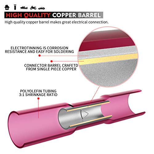 2 Heat+Shrink+Connectors+Electrical+Automotive