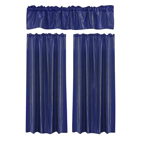 Buy Norbi Home Collection 3 Piece Kitchen Window Curtain Set
