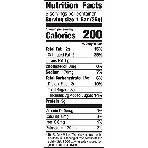 NATURE VALLEY WAFER BARS, PRETZEL PEANUT BUTTER, 5 BARS, 6.5 OZ