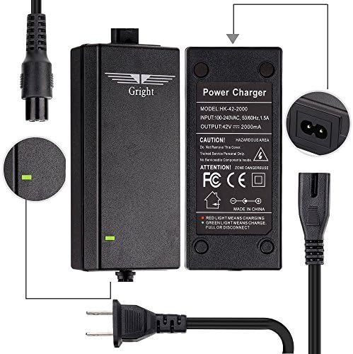Gright Electric Battery Charger 3-Prong Smart Universal Adapter Inline Connector Pocket Mod, Sports Mod, and Dirt Quad