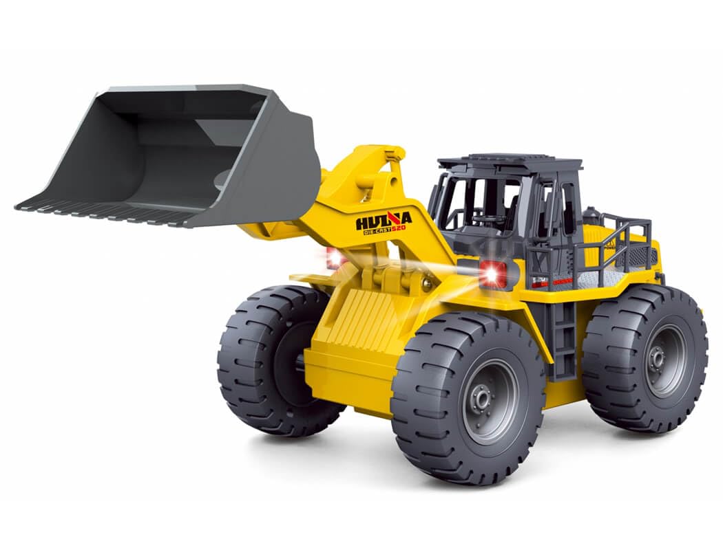 Huina 1/18TH 2.4G 9 CHANNEL WHEELED LOADER TRUCK WITH DIE CAST BUCKET