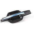 Outside Exterior Front Rear Door Handle Black with Chrome for Mitsubishi Pajero Montero MK3 2000-2006 (Rear Left)