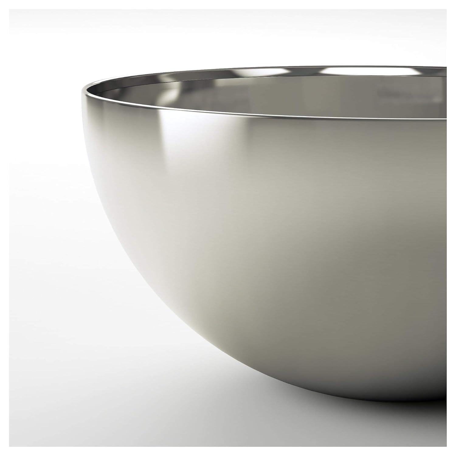 IKEA 200.572.55 Blanda Blank Serving Bowl, Stainless Steel, 8-Inch, Silver