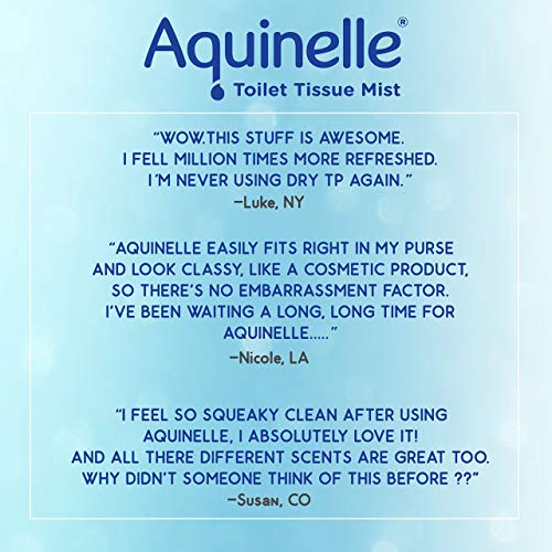 Aquinelle Toilet Tissue Mist, Eco-Friendly & Non-Clogging Alternative to Flushable Wipes Simply Spray On Any Folded Toilet Paper (8.25 oz Island Mist) - Thumbnail 6