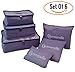 Ultimate Travel Packing Cubes Set – Versatile Suitcase Organizers With Durable Oxford Cloth Material & Heavy-Duty Zippers, Practical Luggage Organizers - Set Of 6