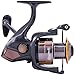 Sougayilang Spinning Fishing Reel - Ultra Smooth 13+1 Shielded Bearings, Light Weight Powerful Anti-Corrosion Alloy Construction Body，Non-Slip EVA Knob for Saltwater Freshwater Bass Fishing