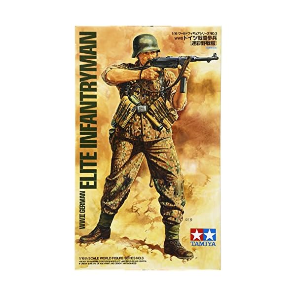 TAMIYA 300036303 - 1:16 WWII Figur Deutsche Infanterie Soldat