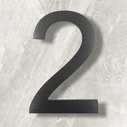 10 Inch House Numbers for Outside Modern Floating Street Home Address