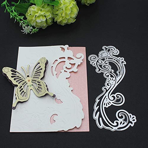 Benbo Cutting Dies, Flower Lace Embossing Stencil Dies Cut, Metal Mould Template Cutting Dies Stencil for DIY Scrapbooking Embossing Album Paper Card Decor Craft (Lace Embossing Serial)