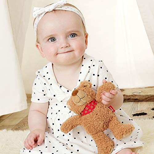 SIGIKID 42361 Bär Gildehard Günsburg mini Kuscheltier Mädchen und Jungen Babyspielzeug empfohlen ab 1 Jahr braun, Klein – Bild 3