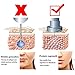 Ampoule Head Hylauronic Acid Injection - 20pcs Ampoule Head for Hyaluron Pen Wrinkle Removal High Pressure Hyaluronic Density Atomizer