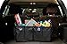ANTEQI Foldable Car Storage Organizer for SUV, Portable Multi Compartments Trunk Organizer for Car Storage, Large capacity for Cargo Car Trunk Organizer, Expandable To Suit Any In-vehicle (Black)