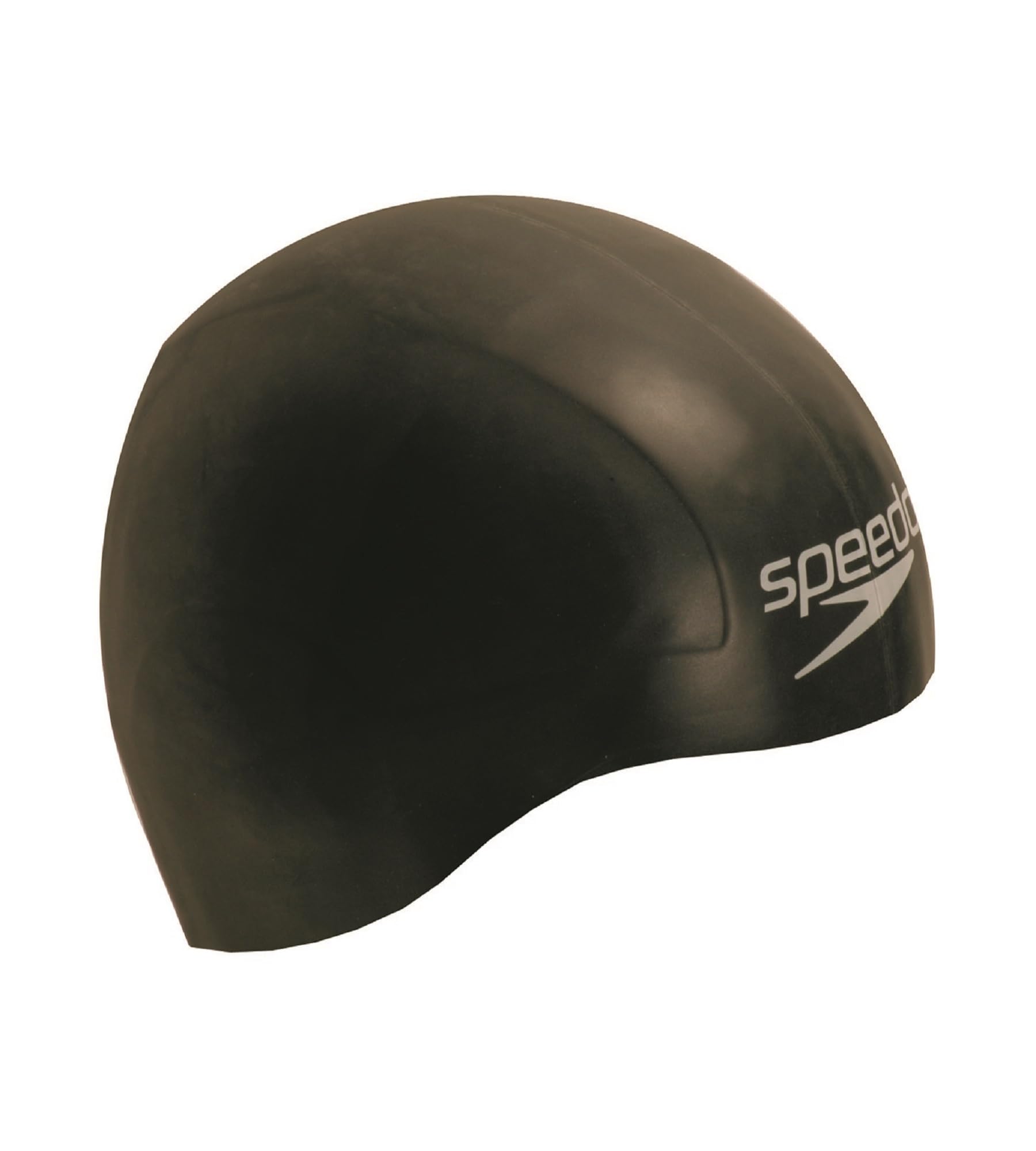 Speedo Unisex-Adult Aqua V Racing Swimming Cap | Racewear, Black, One Size