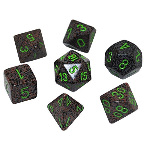 Chessex CHX25310 Dice-Speckled Earth Set, One Size, Multicolor