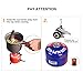 REDCAMP Camping Cookware Mess Kit with Stove,800ml(28oz) for 1 Person Ultralight & Foldable Backpacking CookSet, Free Sporks&Tripodthumb 4