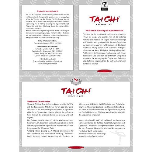 TAI CHI Energie Tee mit Ginseng Filterbeutel – Bild 3
