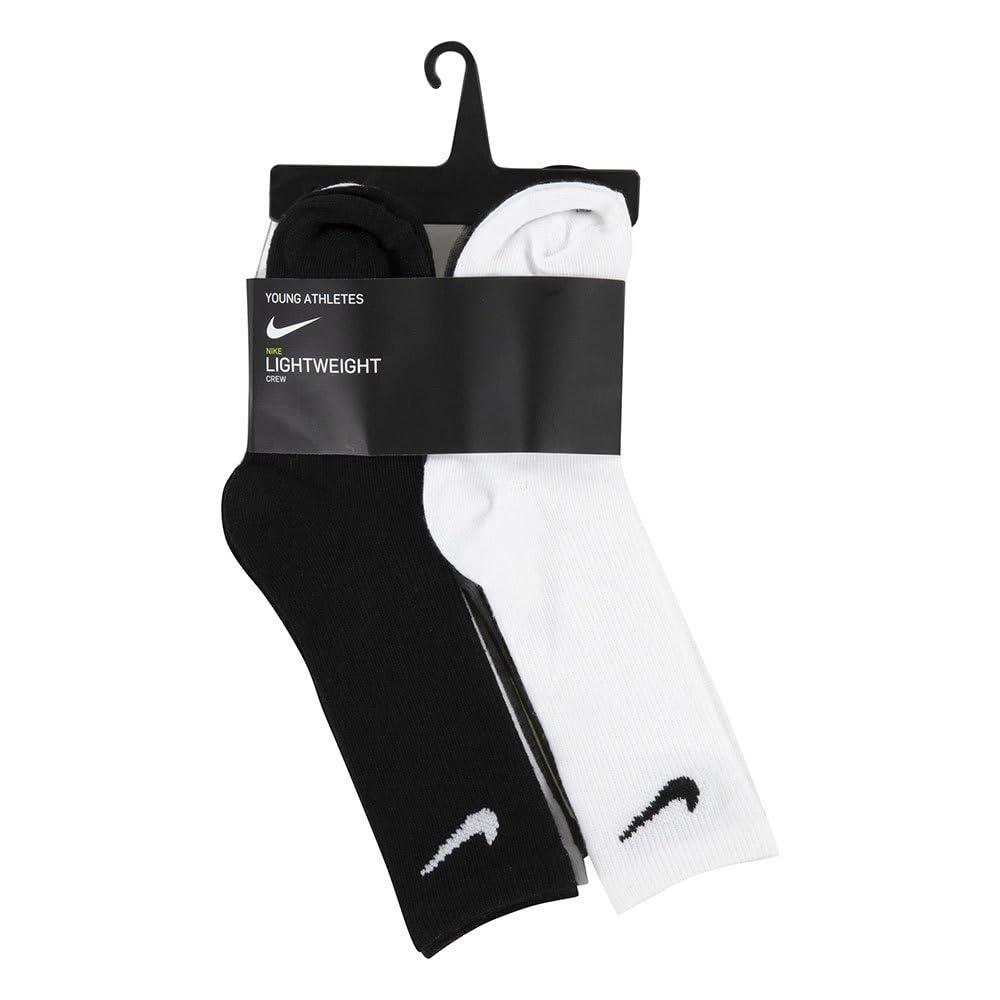 Nike unisex-child Everyday Cushion Crew Socks (6 Pairs)