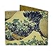 SUPERVEK The Great Wave off Kanagawa Paper Wallet - Vegan, Thin, Tear & Water-Resistant Slim Wallet for men - Mens Credit Card Holder Small Wallet - Bifold Wallets for Men Women