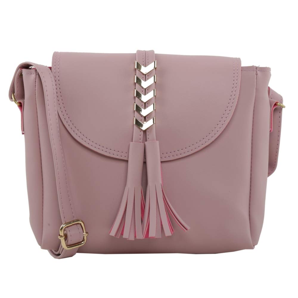 baby pink sling bag