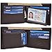 HOPSOOKEN RFID Leather Bifold Wallets Women Men Flipout Slim ID Wallet Trifold (Coffee (MID))