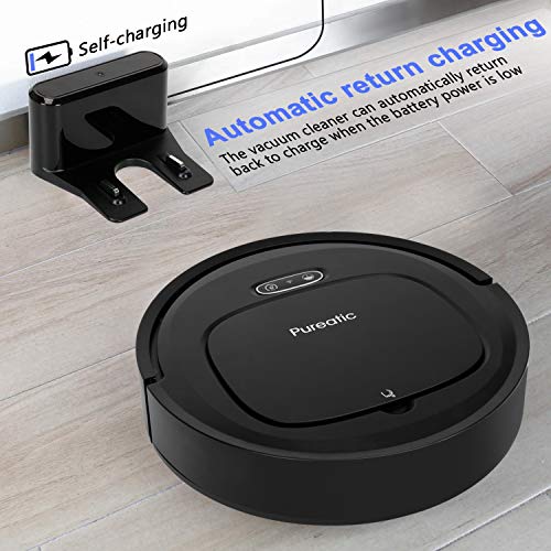 Pureatic V2S Robot Vacuum Cleaner with Smart Mapping, Dual Remote and