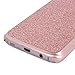 Galaxy S7 Case, Imikoko™ Rose Gold Luxury Hybrid Beauty Crystal Rhinestone with Gold Sparkle Glitter PC Hard Protective Diamond Case Cover for Samsung Galaxy S7 (Bling Rose Gold)