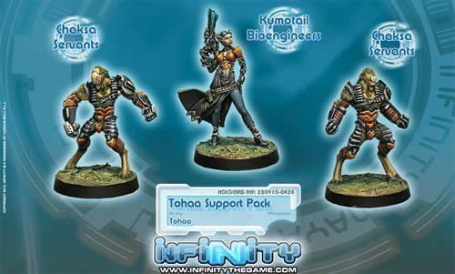 Infinity Tohaa Support Pack (3) Tohaa Corvus Belli